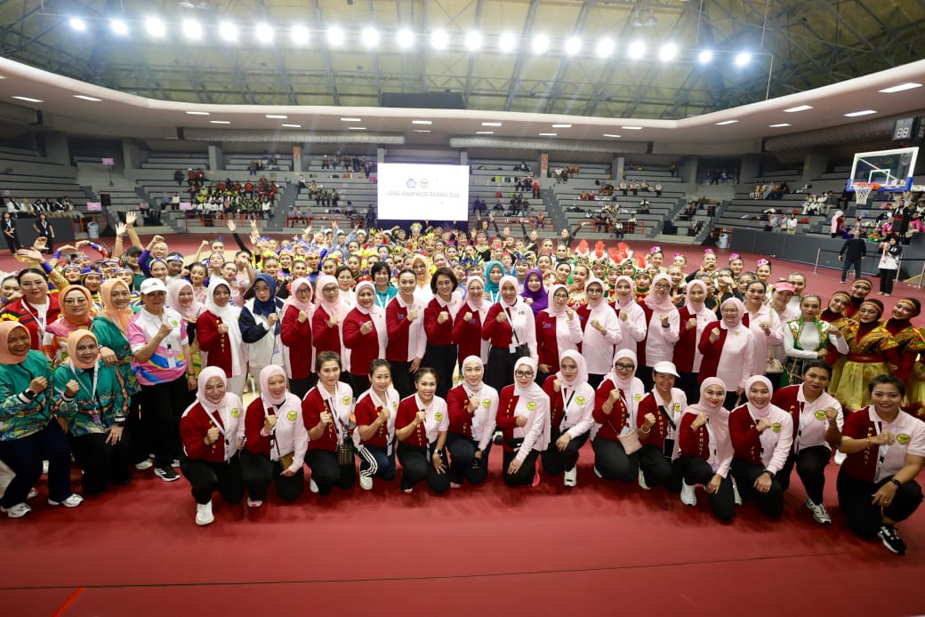 Rabu, 23 September 2026 Ketua Umum TP PKK Dorong Olahraga Jadi Bagian dari Kehidupan Keluarga Menuju Indonesia Emas 2045