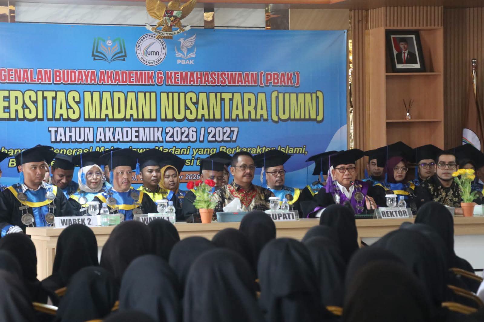 Bupati Sukabumi Dorong Peningkatan SDM, 700 Lebih Mahasiswa Baru UMN Ikuti PBAK